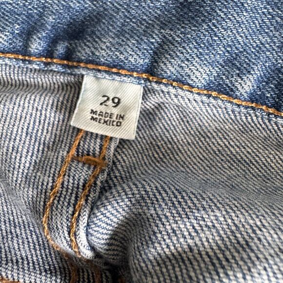 J.Crew Slim Boot Crop Raw Hem Women’s 29 Medium Wash Y2K Raw Hem Streetwear - Picture 7 of 14